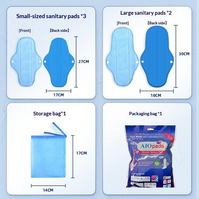 Photo 8 — AIOpads – Serviettes Hygiéniques Lavables Réutilisables | Pack de 5
